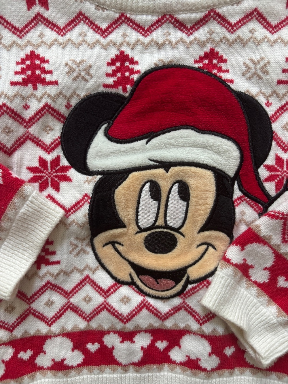 Mickey Mouse Holiday Sweater 9-12m